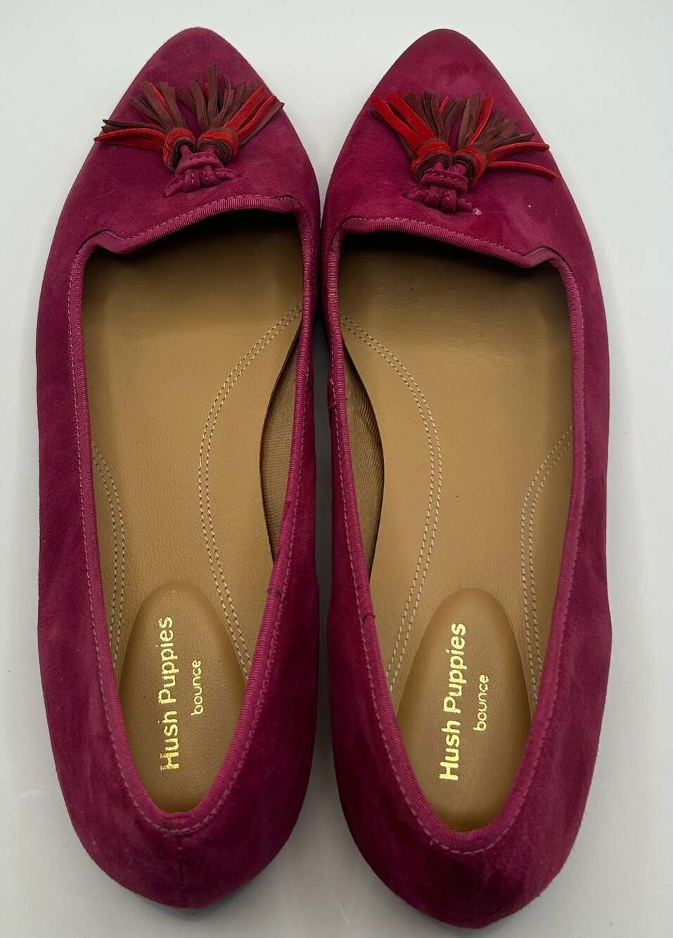 Hush Puppies Sadie Tassel Suede Loafer Flats - Picture 6 of 6